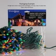 thumbnail image 4 of 70 LED Purple and Green String Lights for Halloween Displays Party Decoration, 24', Indoor Outdoor Black Wire, 4 of 6