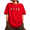 Red, variant on UNISHE Women's Cute Goose Reading Graphic Short Sleeve T-Shirt Green Relaxed Fit Causal Top