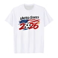 thumbnail image 3 of BUWTTED Men T Shirts Short Sleeve 2026 World Football Graphic Print Casual Sports Fan Wear Competition White2 Shirt S, 3 of 3