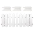 thumbnail image 1 of Scicalife 4 Sets Plastic Picket Fences Garden Courtyard Decorative Fences Garden Border Fences (White), 1 of 6