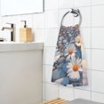 thumbnail image 5 of Daisy Flowers on Beach Cotton Face Towels Soft Hand Towel Absorbent Bathroom Towel for Kitchen Hotel Decoration, 5 of 7