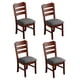 thumbnail image 4 of Fundas de asiento impermeables para sillas de comedor, fundas para asientos de cocina, fundas para sillas (4 piezas), 4 of 5