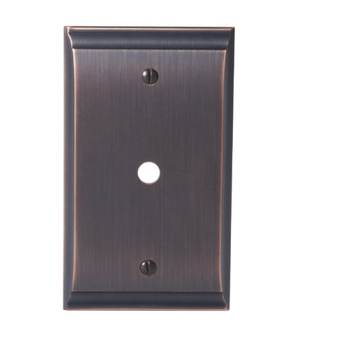 Candler 1 Cable Oil Rubbed Bronze Wall Plate Com - Oil Rubbed Bronze Cable Wall Plate