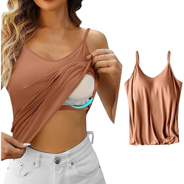 Product Category Tube Tops Product Title Shelf Bra Camisoles Adjustable Spaghetti Strap Tank Tops Basic Layer