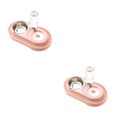 thumbnail image 1 of kurtrusly Cat Automatic Feeding Bowl Safe And Reliable Convenient And Practical Multifunctional Cat Food Bowl flesh pink 2Set, 1 of 6