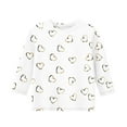thumbnail image 5 of Lopecy-Sta 3/4 Length Sleeve Girls Tops Gradient Print Shirts Summer Cute Tees Basic Crewneck Tops for Teen Girls 8-9 Years, 5 of 6