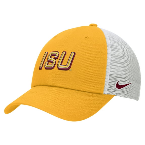 Men's Nike Gold Iowa State Cyclones On-Field Club Adjustable Trucker Hat