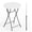 White, variant on WASUHE 32in Folding Cocktail Table, Round Plastic Bar Height Folding Table w/Thick Table Top, Ideal for Parties, Patio, Backyard, Dining, Wedding, 400lb Capacity, White