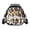 Cartoon Cat with Sunflower Crown & Cow Print Pattern, variant on Uourmeti Cat and Butterfly Design Insulated Children Insulated Lunch Tote, Practical Durable Kids Lunch Bag, Adjustable Removable Strap Kids Insulated Lunch Bag