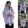 thumbnail image 2 of WE-POLUJ Lace Shawl for Woman Summer Outdoor Church Prayer Scarf for Lady Taking Photo, 2 of 9