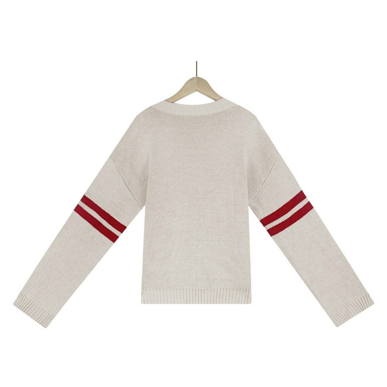 Womens Sweaters Crewneck Long Sleeve Sweater Knit Love Heart Womens Sweaters Crewneck Long Sleeve Sweater Knit Love Heart