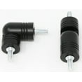 thumbnail image 3 of MERIVILLE Hinged Elbow Connector - Designed for Bay Window Curtain Rods or Corner Drapery Rods up to 1-inch Diameter, Black Finish, 2 Pcs, 3 of 3