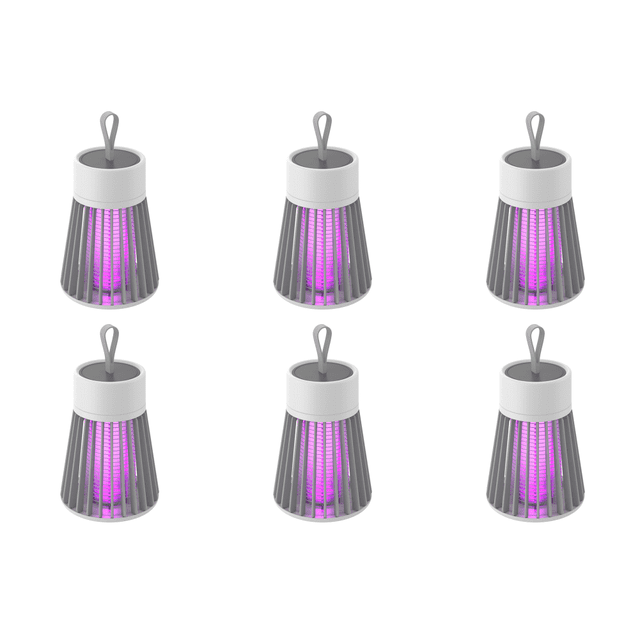 Lámpara Eléctrica para Mosquitos LED para El Trampa para Insectos (USB Gris)