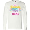 thumbnail image 3 of Inktastic My Favorite People Call Me Mimi with Flowers Long Sleeve T-Shirt, 3 of 5