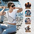thumbnail image 4 of Riñonera para hombre y mujer, con correas ajustables, estilo bandolera, moderna, para viajes y correr, color gris., 4 of 4