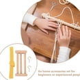 thumbnail image 4 of Fijador De Cintura Tejido, Retenedor De Correas De Cintura De Madera Maciza Pulida Suavemente Para Tejer, 4 of 7