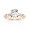 Engagement Ring for Women in 0.25-3.00 Cttw Oval & Round Lab Grown ...
