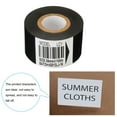 thumbnail image 3 of Uxcell 1.37"x328' (35mmx100m) Wax Thermal Transfer Ribbon, 1 Roll 1" Core Ink Out Barcode Printer Ribbon, Black, 3 of 6