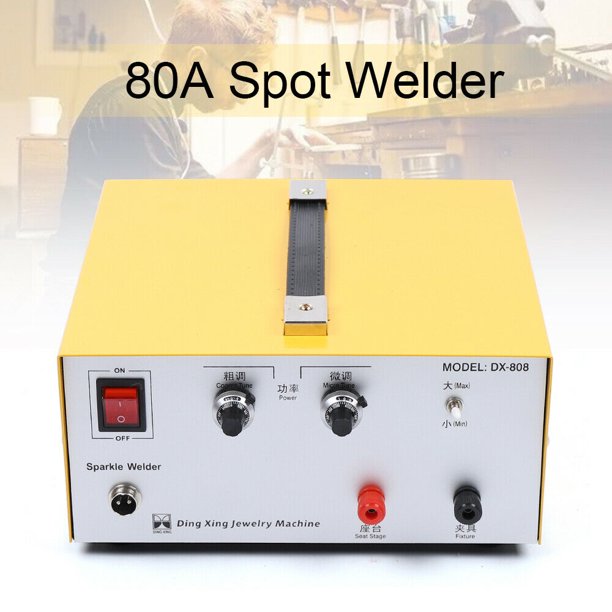 Fichiouy 400W Jewelry Welding Pulse Spot Welder Electric Gold Silver Soldering Machine