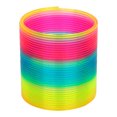 thumbnail image 1 of Rainbow Coil Spring Toy, Classic Colorful Neon Plastic Toy Party Supplies, 1 of 5