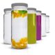 thumbnail image 1 of Juego de botellas de agua All About Juicing, vidrio transparente, 200 ml, 6 Pa, 1 of 8