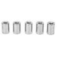 thumbnail image 2 of 20 PIEZAS tuerca de acoplamiento varilla redonda XCF acero inoxidable 304 M6x1.0 12 L17 mm, 2 of 4