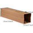 thumbnail image 2 of 10 Pack Paper Wine Bottle Gift Bags with Handles, 3.7 x 3.5 x 13.8 Inch Wine Bags Bulk, Reusable Wine Bags, Wine Kraft Paper Bags for Party Vacations, 2 of 5