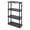 Black, variant on Gracious Living Adjustable Height 4 Shelf Medium Duty Black