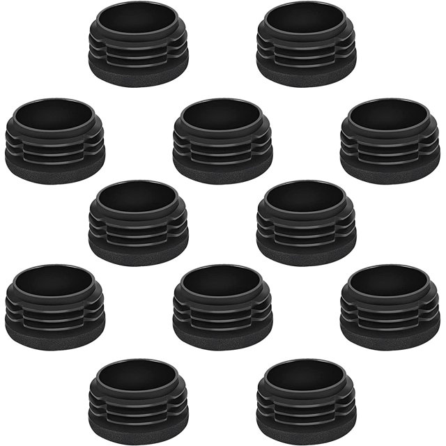 Tapones para pies de sillas, cuatro tapones para tubos de 25×25 mm, tapones redondos para tubos metálicos, sillas, sofás, mesas y estanterías. ShuxiuWang 8390605897771