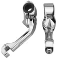 thumbnail image 5 of Abrazadera de clavija de pie para motocicleta, Kit de montaje de protectores de motor de carretera, cromado en ángulo largo para Honda, 5 of 5