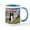 White/Blue Inside, variant on CafePress - Cloud Angel & Border Collie Large Mugs - 11 oz Ceramic Mug - Novelty Coffee Tea Cup