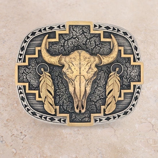 Montana Silversmiths Unisex Southwest Abundance Attitude Buckle - A979P One Size