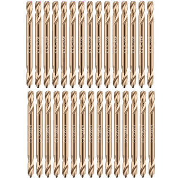 30Pcs 1/8In Cobalt Drill Bits Double End Drill Bits