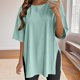 thumbnail image 1 of mfyjkho Tops Deportivos Para Mujer, Blusa Informal De Encaje De Manga Corta Con Capucha Y Cuello Redondo De Talla Grande Para Mujer Tops Para Salir S, 1 of 7