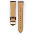 thumbnail image 3 of Hirsch Earl Alligator Leather Watch Strap - Brown - L - 18mm - Gold Buckle, 3 of 10