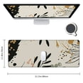 thumbnail image 2 of Heduofu  Mouse Pad with Abstract Art Design, Square Waterproof Non-Slip Rubber Base Mouse Mat for Office Laptop, Modern Boho Leaves 31.5x11.8 in, 2 of 6