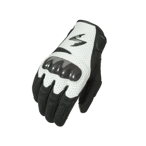 Scorpion Vortex Air Mens Leather Motorcycle Gloves White 3XL