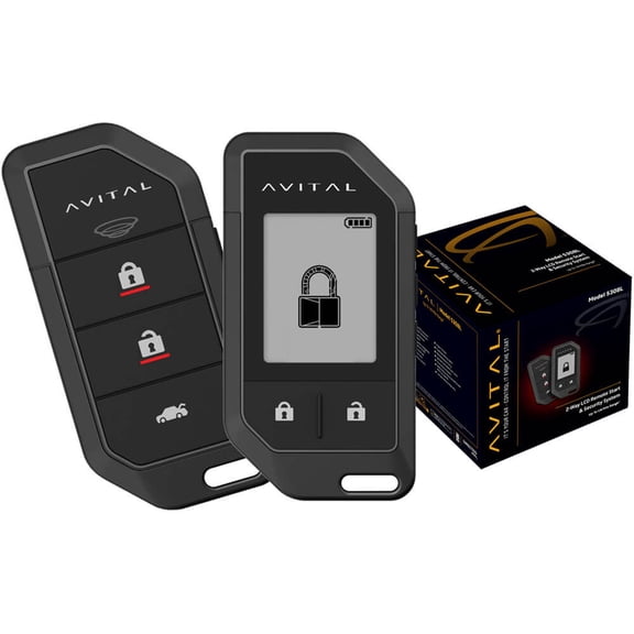 Avital 5308L 2-Way LCD Remote Start Security System with Alarm/Keyless Entry