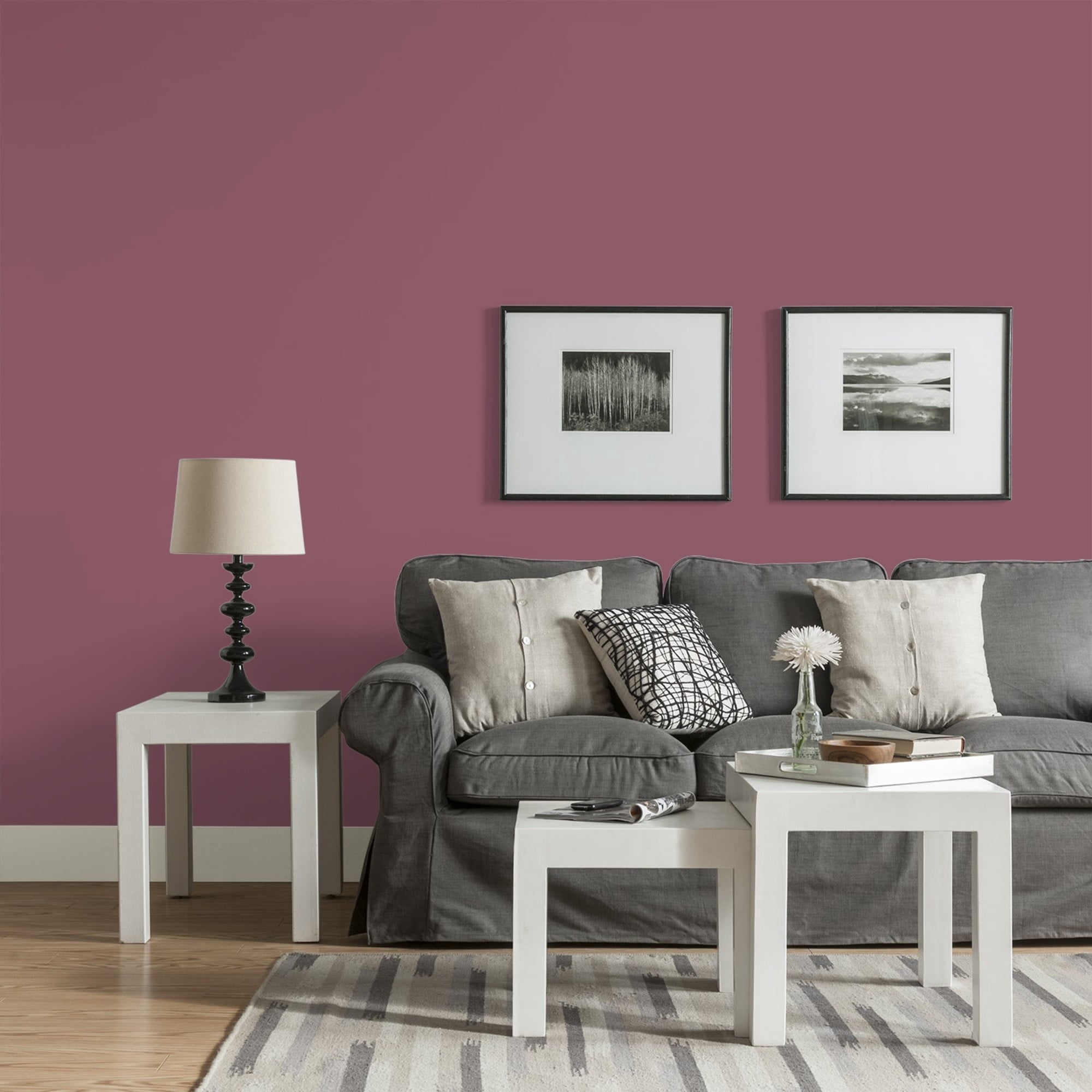 Glidden HEP Cabernet / Purple, Eggshell Interior Paint with Primer, 1 Gallon