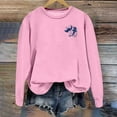 thumbnail image 5 of Oversized Sweatshirts for Women Long Sleeve Crew Neck Graphic Printed Tops Fall Fashion 2025 Pullover Sweaters Winter Clothes, 5 of 6