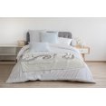 thumbnail image 3 of Simply Daisy 60" x 80" Gus Fleece Throw Blanket, White, 3 of 4