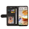 thumbnail image 2 of Étui pour LG K61 Portefeuille en Cuir Livre à Rabat Folio Support Vue Couverture - Rouge, 2 of 5