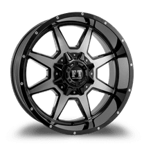 20X14 6-139.7 OFF ROAD FT-2 MACHINED FACE/BLACK-76/89.8