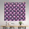 thumbnail image 2 of Yiaed Skull Flower Print Tapestry for Bedroom,Tapestry Wall Tapestries, Tapestry Aesthetic for Living Room Dorm Room 51" X 60", 2 of 6