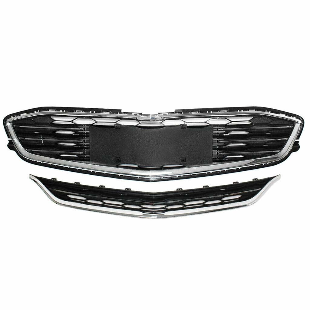 Front Bumper Lower Grille Chrome Honeycomb Grill For Chevy Malibu 2016 2017 2018 