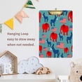 thumbnail image 6 of FMSHPON ElephantDonkey Pattern Clipboard Hardboard Wood Nursing Clip Board and Pull for Standard A4 Letter 13x9 inches, 6 of 7