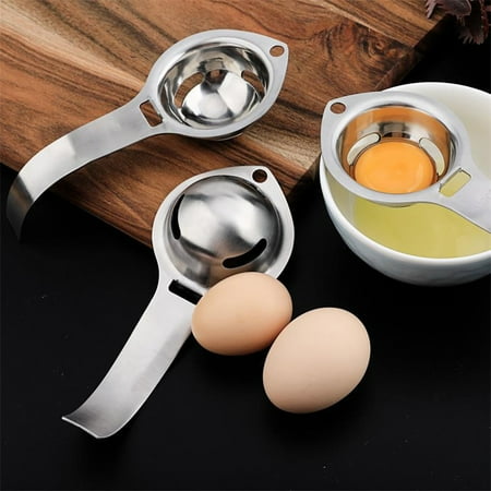 

Meizhencang Stainless Steel Kitchen Egg Yolk White Separator Divider Baking Cooking Tool