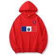 thumbnail image 1 of Qatar World Cup Jersey Football Team Jersey Hooded Sweatshirt Men's Sweatshirt World Cup Peripheral, 1 of 5