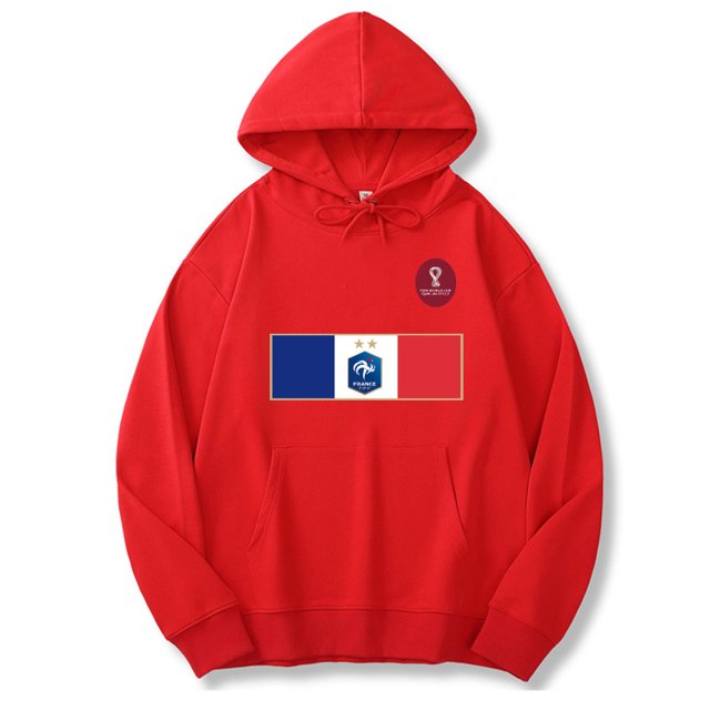 Qatar World Cup Jersey Football Team Jersey Hooded Sweatshirt Men's Sweatshirt World Cup Peripheral