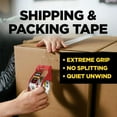 thumbnail image 2 of Box Lock Packing Tape, Clear, Extreme Packaging Tape for Shipping and Mailing, 1.88 in x 54.6 yd, 6 Rolls, 2 of 3
